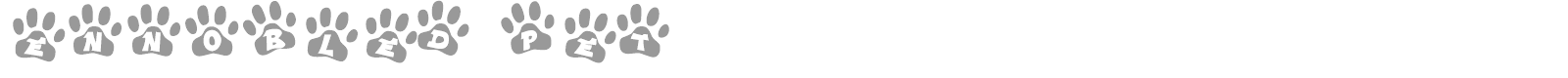 Ennobled Pet font preview